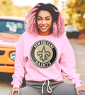 New Orleans Saints Fleur-de-Lis Graphic Shirt – Black & Gold Football Fan Tee