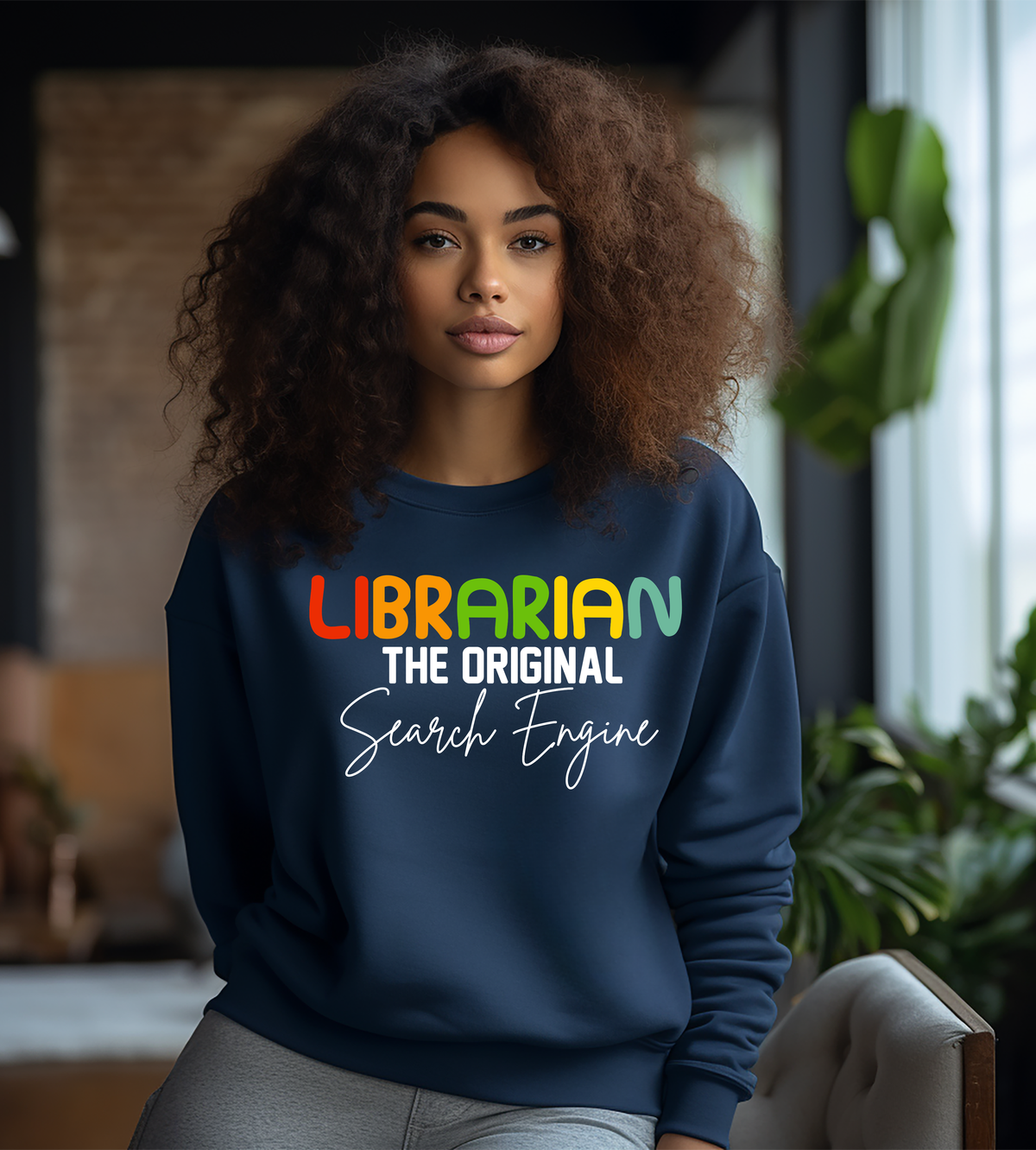 Librarian – The Original Search Engine Graphic Shirt | Library & Book Lover Tee