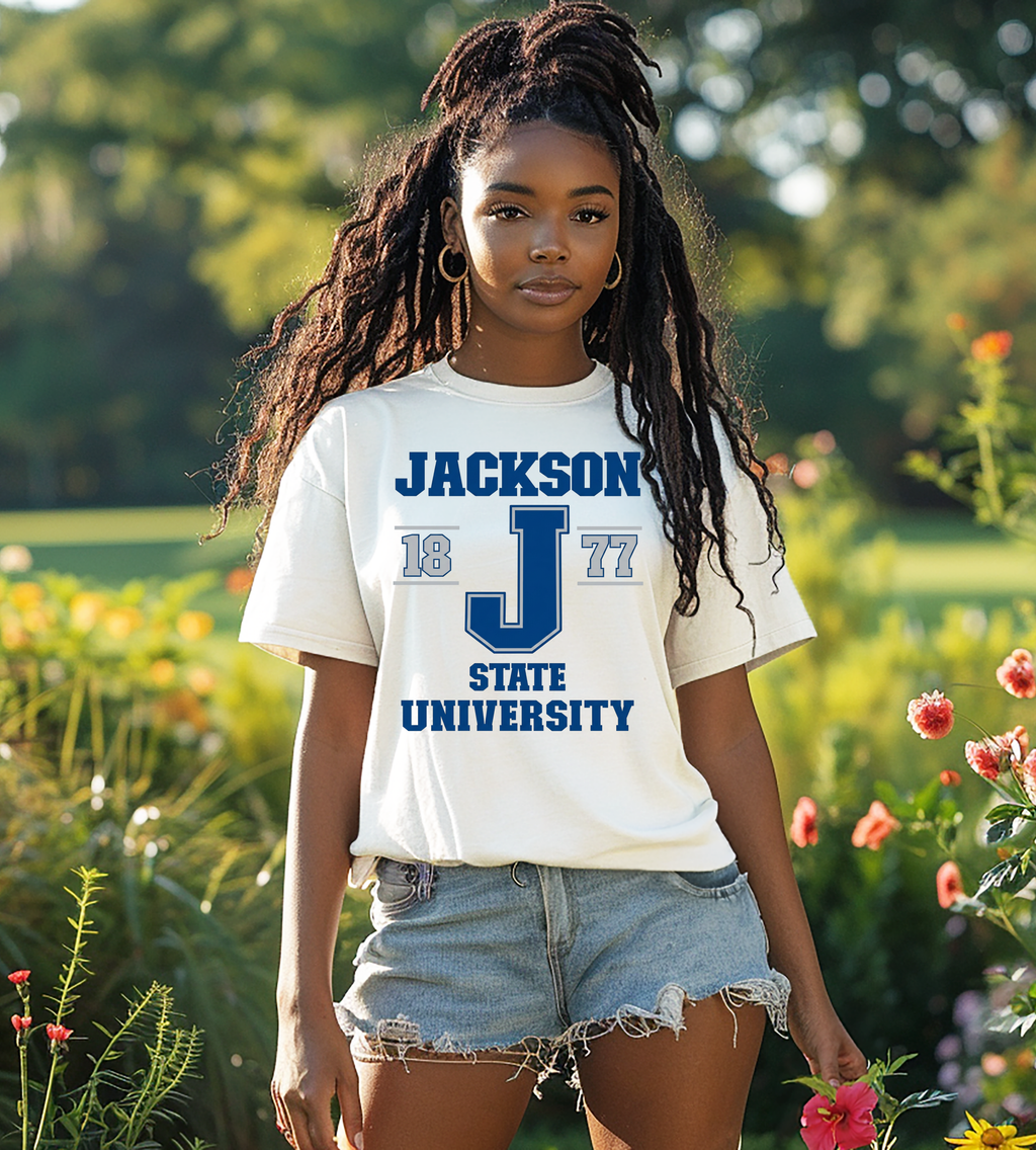 Jackson State University 1877 Collegiate Graphic T-Shirt – JSU Tigers Pride Tee