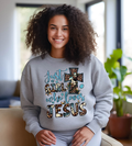 Just a Girl Who Loves Jesus Graphic T-Shirt – Christian Faith Tee