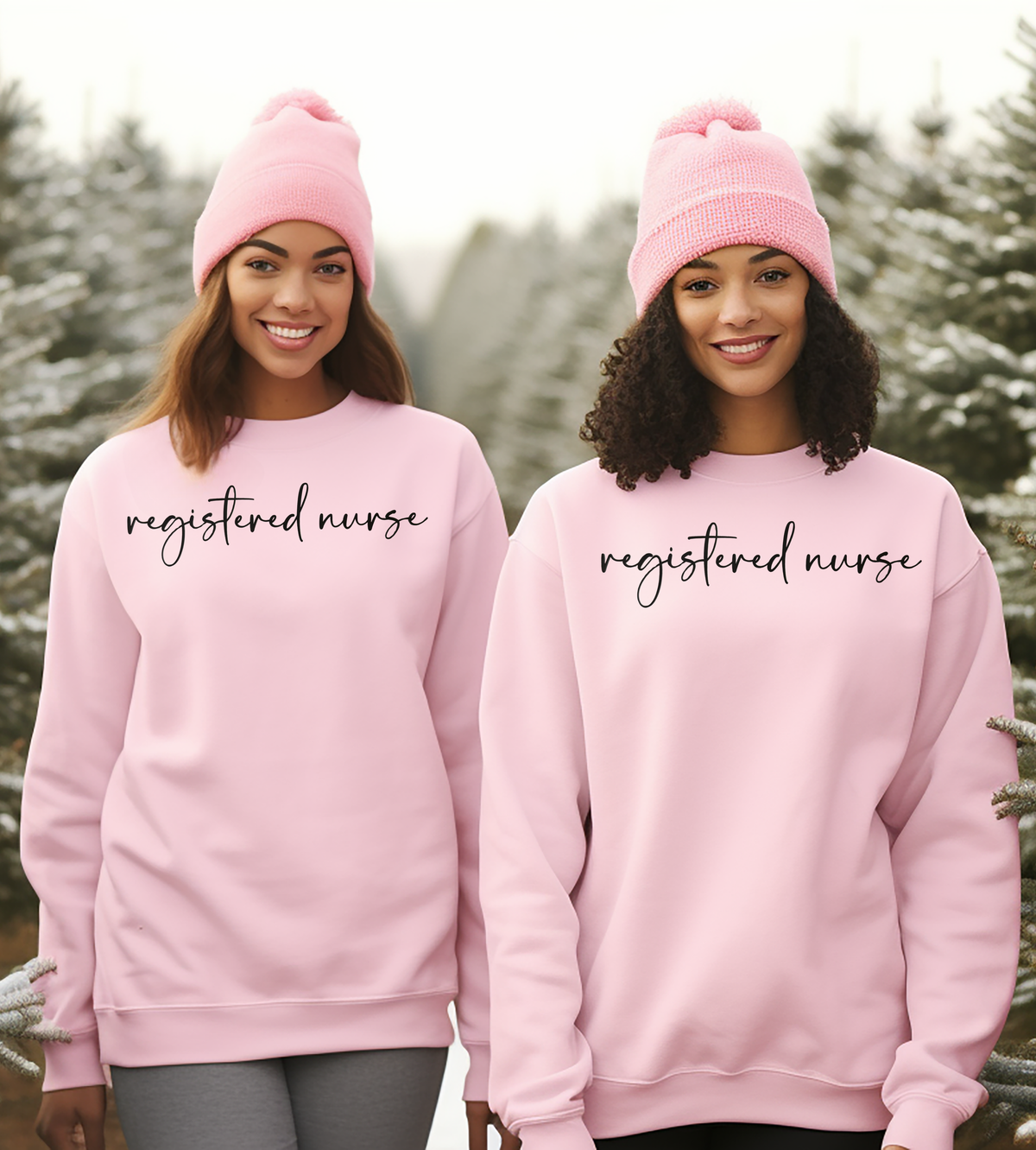 Registered Nurse Script Graphic T-Shirt | Minimalist RN Nurse Tee