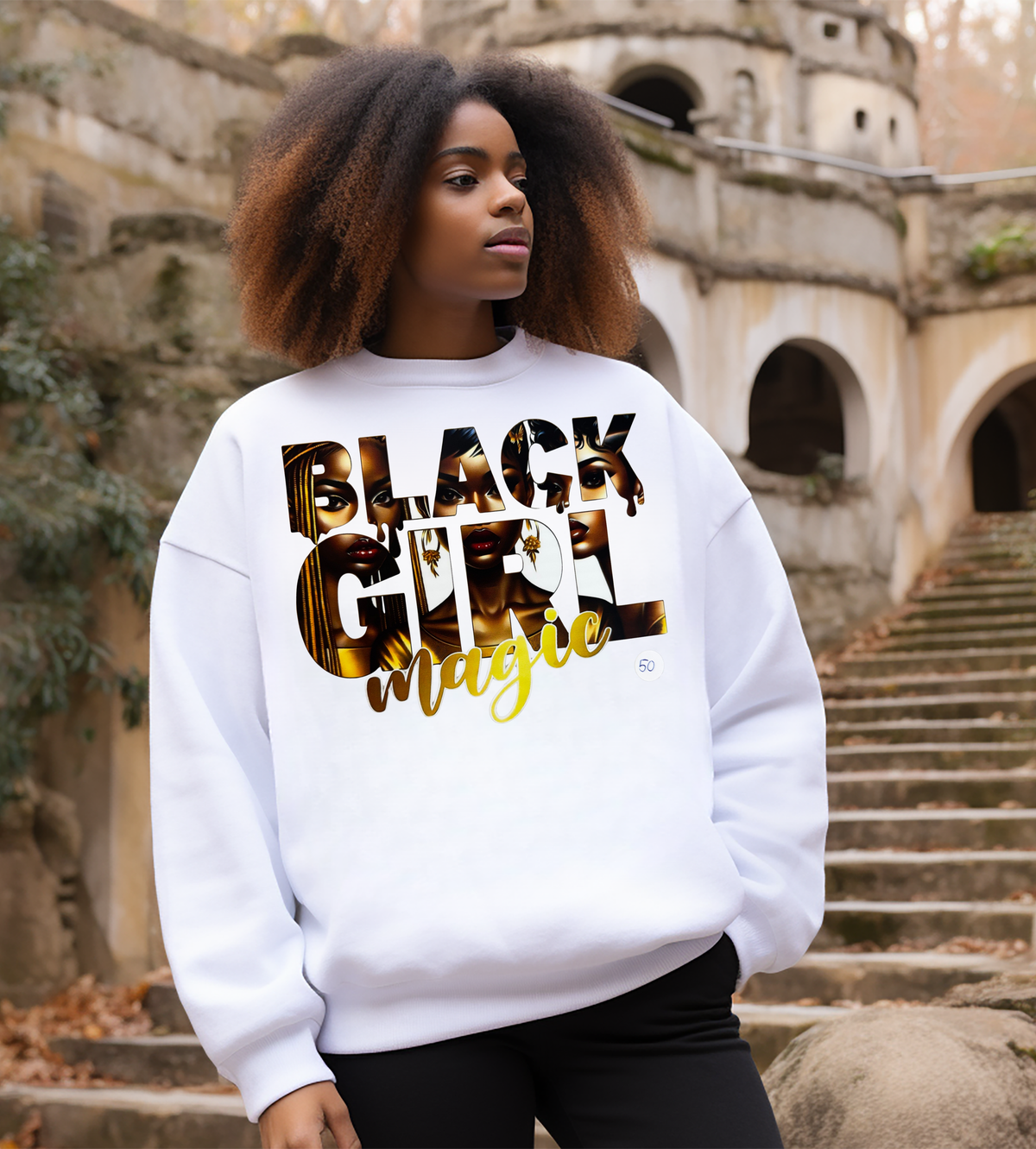 Black Girl Magic Graphic Shirt – Melanin Beauty Empowerment Tee