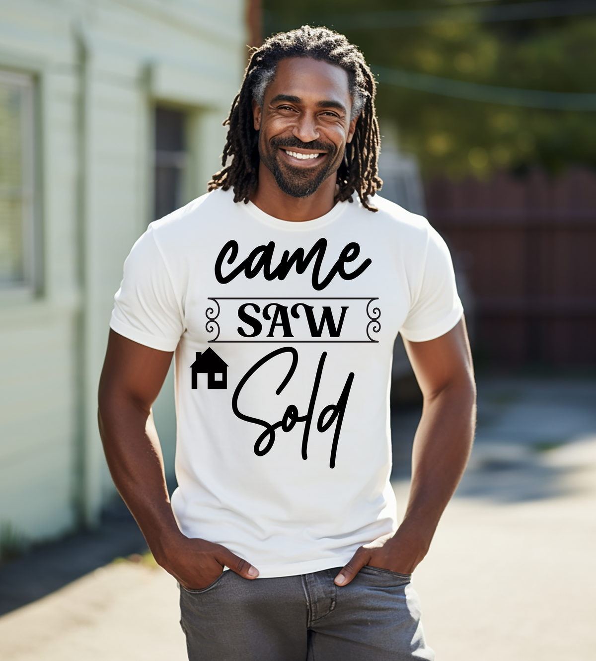 Came Saw Sold Realtor Shirt | Real Estate Agent Graphic Tee