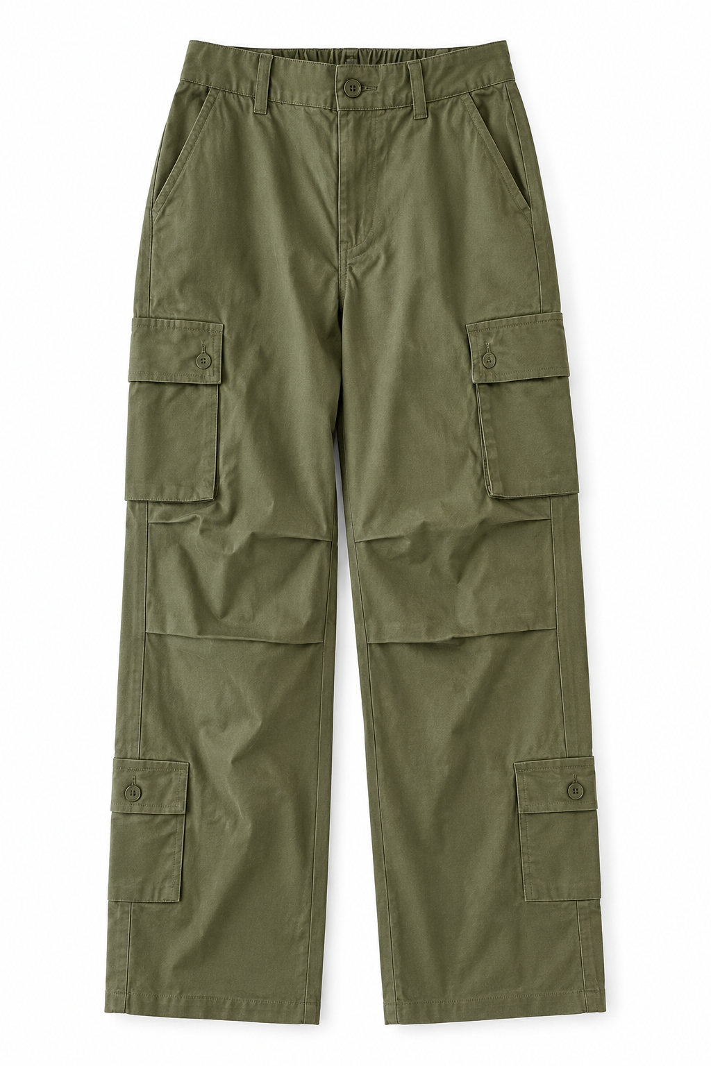 Wild Fable Olive Green Wide-Leg Cargo Pants